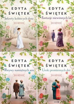 Saga krynicka PAKIET 1-4 Edyta Świętek Sekrety + Fantazje + Porywy + Uroki