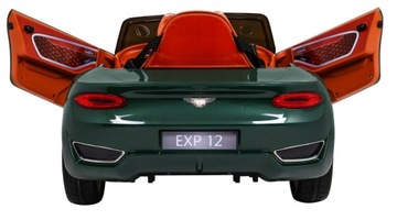Auto na akumulator Bentley EXP 12 dla dzieci Zielony Pilot Otwierane drzwi