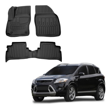 FORD KUGA 2008-2013 DYWANIKI GUMOWE KORYTKA