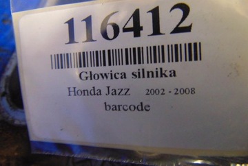 HONDA JAZZ 1.3 8V HLAVA MOTORU