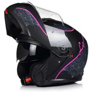 МОТОЦИКЛЬНЫЙ ШЛЕМ | LS2 FF908 СТРОБ II | СИСТЕМА КУЛАЧКОВ PINLOCK + СМЕСЬ