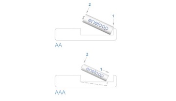 ЗАРЯДНОЕ УСТРОЙСТВО ENELOOP AA/AAA R6/R3 ENELOOP 2000AH