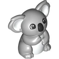 LS NOWE LEGO DUPLO FIGURKA animal MIŚ KOALA Medium Stone Grey