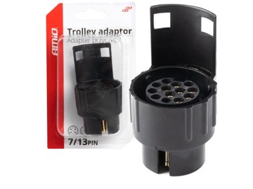 AMiO Przejściówka adapter redukcja gniazda 7/13