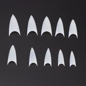 БОЛЬНИЧНЫЕ НОГТИ СРЕДНЕЙ ДЛИНЫ С КЛЕЙКОМ 500