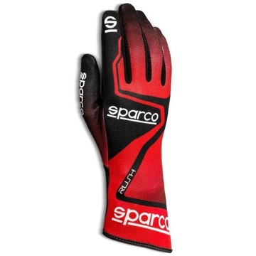 Rękawice kartingowe Sparco Rush czerwone