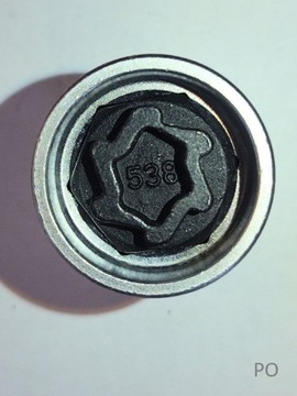Adapter, śruba zabezpiecz., złodziejka VW wzór 38