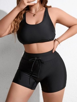 SHEIN CZARNY DÓŁ OD STROJU KĄPIELOWEGO SZORTY XL 11339