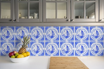 Доставка виниловой настенной плитки Azulejos