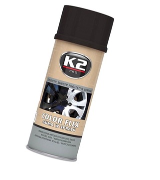 COLOR FLEX RUBBER SPRAY БЛЕСК ЧЕРНЫЙ ДЛЯ ВРЕМЕННЫХ НАНЕСЕНИЙ