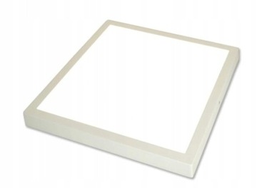 Plafon kwadrat PANEL CHRIS BIAŁY 40X40 natynk 30W