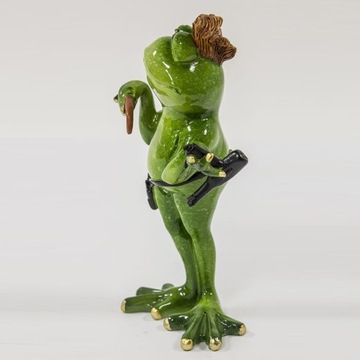Статуэтка Лягушка парикмахер лягушка парикмахер парикмахер