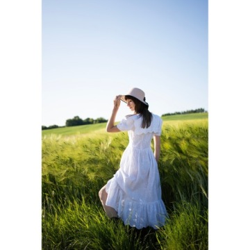 Женская пляжная мужская соломенная классическая шляпа Boater Adjustable Handmade Hat