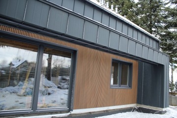 Композитная фасадная плита, стеновые рейки