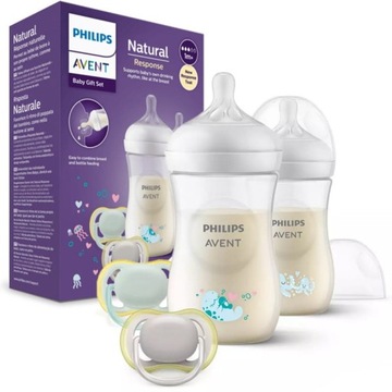 zestaw 2 butelki 260 ml 2 smoczki Philips Avent antykolkowa