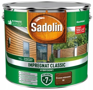 SADOLIN CLASSIC IMPREGNAT 9L DRZEWO WIŚNIOWE