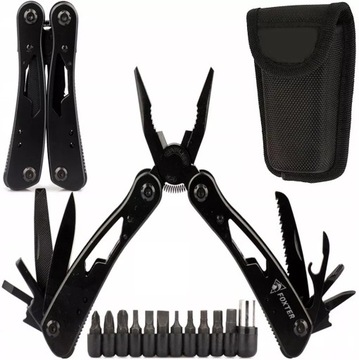 Multitool 23w1 wielofunkcyjny zestaw kluczy survival scyzoryk bity