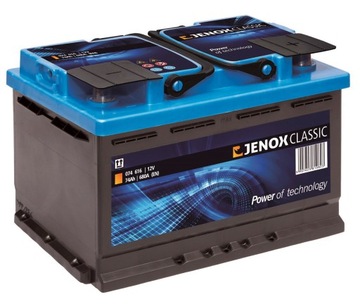 AKUMULATOR JENOX CLASSIC 12V 74AH 680A W 074616 P+