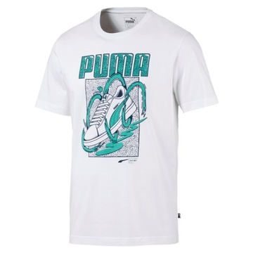 PUMA KOSZULKA Męska biała