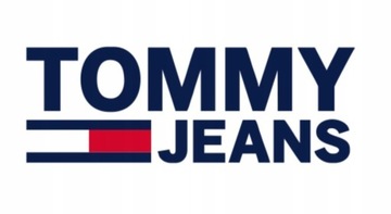 Bluza TOMMY JEANS 42 XL logo biała NOWA
