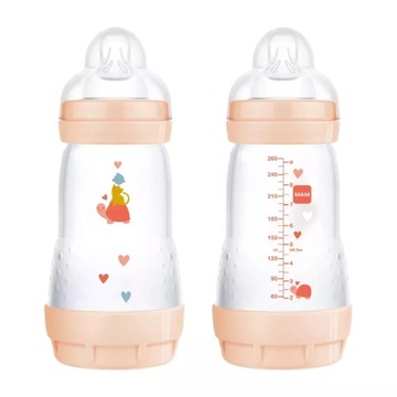 MAM Butelka Anti-Colic 260ml 2m+ Girl