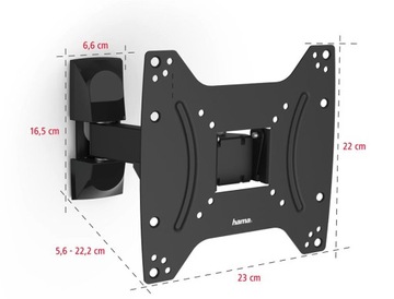 Hama VESA 200X200 ПОВОРОТНОЕ КРЕПЛЕНИЕ ДЛЯ ТЕЛЕВИЗОРА
