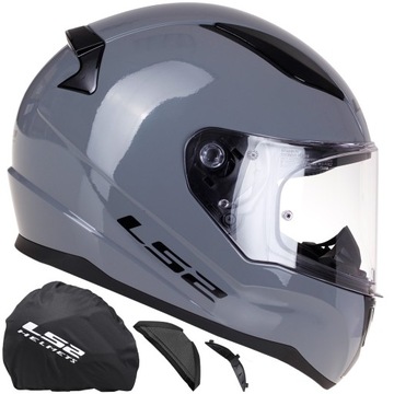 KASK MOTOCYKLOWY LS2 FF353 RAPID II NARDO szary MĘSKI SYSTEM PINLOCK XL