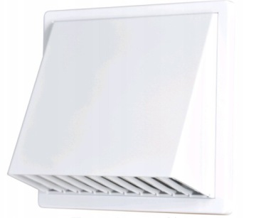 Розетка с вытяжкой Ø100 белая