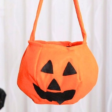 СУМКА SMILY ТЫКВЕННАЯ ДЛЯ СЛАДОСТЕЙ НА ХЭЛЛОУИН
