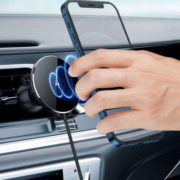 АВТОМОБИЛЬНЫЙ ДЕРЖАТЕЛЬ MAG SAFE ИНДУКТИВНОЕ ЗАРЯДНОЕ УСТРОЙСТВО ДЛЯ IPHONE 12 13 14 15 Вт PRO