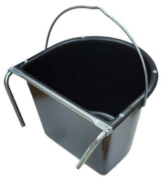 KARMIDŁO POIDŁO 15L WZMOCNIONE METALOWĄ OBRĘCZĄ