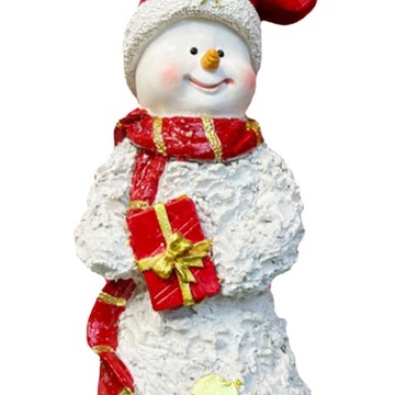 Осветите фигурки снеговика, праздничные украшения в рождественском стиле B, красный цвет