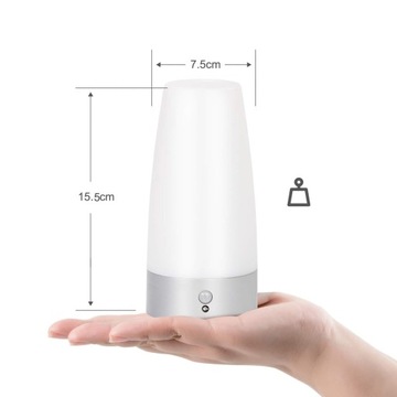 НОЧНИК С ДАТЧИКОМ ДВИЖЕНИЯ LED НАСТОЛЬНАЯ ЛАМПА 3 РЕЖИМ АККУМУЛЯТОРА 3*AAA 2 ШТ.