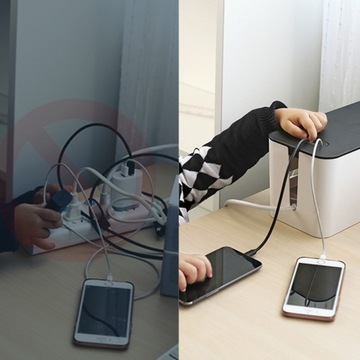 UGREEN КАБЕЛЬНЫЙ ОРГАНАЙЗЕР КОНТЕЙНЕР НАСТОЛЬНАЯ ПОЛОСКА РАЗМЕР КОРОБКИ L