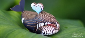 Обучающий пазл Гренландский Кит 3D ЭКО