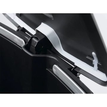 Урна для мусора Curver с педалью Deco, прямоугольная, 50 л, серебристая