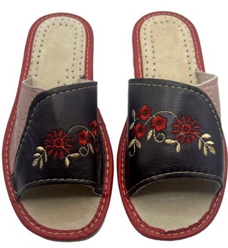 ТАПОЧКИ ТАПОЧКИ КОЖАНЫЕ ШЛЕПАНЫ ТАПОЧКИ ТАПОЧКИ 39