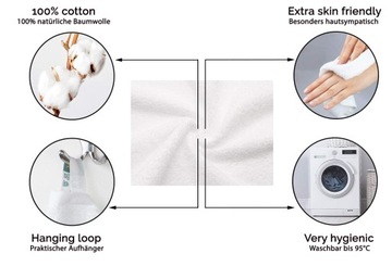 ZOLLNER Маленькие полотенца для рук 10 шт. 30х30 см Bawe.