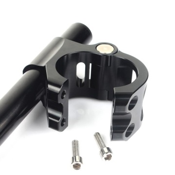 CLIP-ON открывающийся руль TWO 54mm BLACK Cafe Racer Custom SG