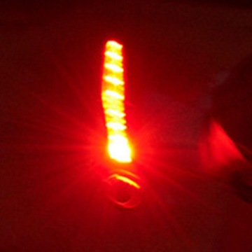 Chwyty rowerowe MTB Kierownica Kierunkowskazy LED Flash Uchwyt rowerowy Czerwone światło