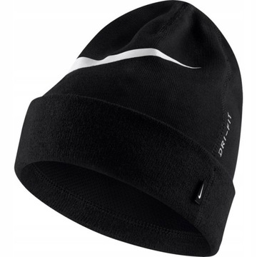 CZAPKA NIKE BEANIE ZIMOWA SPORTOWA NA CO DZIEŃ CIEPŁA UNIWERSALNA CZARNY