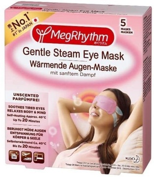 Samonagrzewająca maska na oczy delikatna MEGRHYTHM