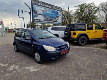 Hyundai Getz 1.1 MPI 66KM 2007 Hyundai Getz 1.1 Benzyna 66 KM, Klimatyzacja, Dwa