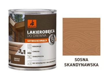 Лак-морилка Dragon 3в1 700 мл ОРЕХ