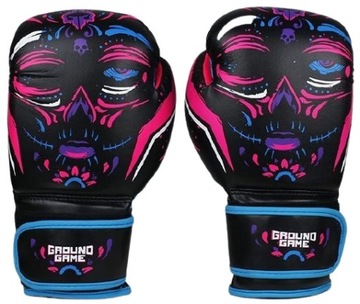 GROUND GAME RĘKAWICE BOKSERSKIE TRENINGOWE SPARINGOWE LA MUERTE 12OZ