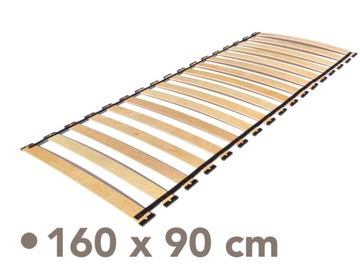 Stelaż 160 x 90, listwy sprężynujące 15 listew.