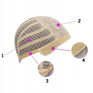 Peruka Damska Peruki Damskie Mieszany Blond Długie Włosy Grzywką 24inch