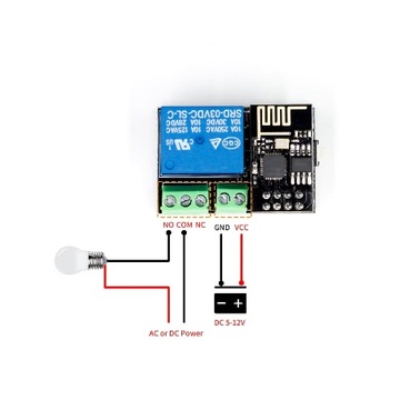 Релейный модуль управления WIFI ESP8266 ESP-01 5 В