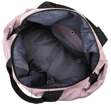 СПОРТИВНАЯ СУМКА ДЛЯ ТРЕНАЖЕРНОГО ЗАЛА Розовая ВМЕСТИТЕЛЬНАЯ РУЧНАЯ СУМКА ДЛЯ ФИТНЕСА