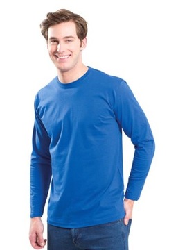 T-shirt KOSZULKA MĘSKA 150LS długi rękaw 3XL BK